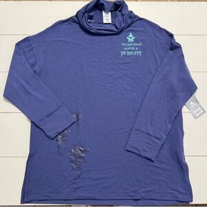 Women's Long Sleeve Tee - Blue